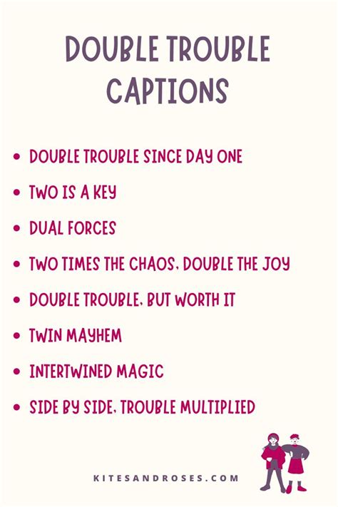 Double Trouble Quotes Funny