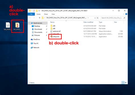 Double-Click the Installation File