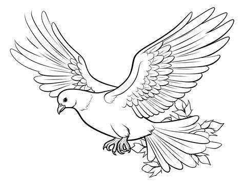 Dove Bird Coloring Pages