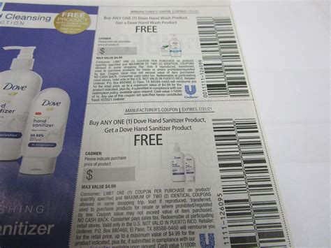 Dove Buy One Get One Free Coupon Printable