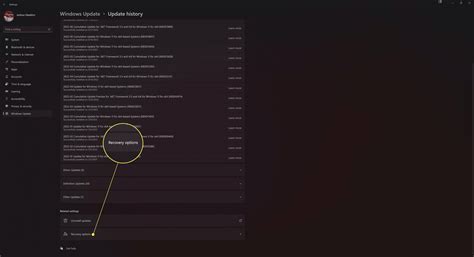 Downgrade Using Windows 11 Recovery