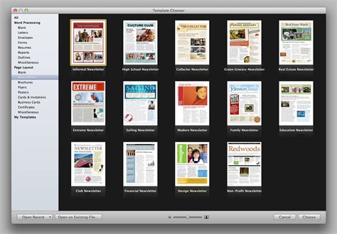 Download Free Pages Templates For Mac
