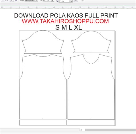 Download Pola Kaos