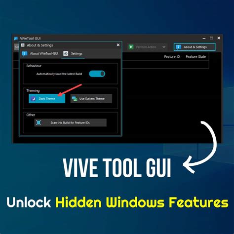 Download &amp; Use ViveTool GUI to Unlock Hidden features in Windows 11 | 10