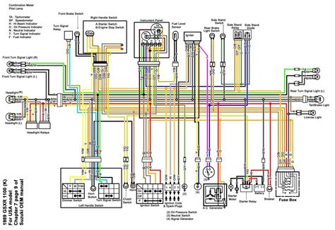 Download 1999 Suzuki GS 600 Wiring Color Code Diagram PDF