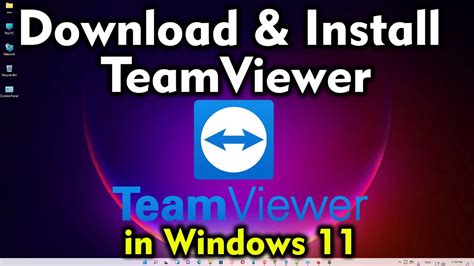 Download And Install TeamViewer In Windows 11