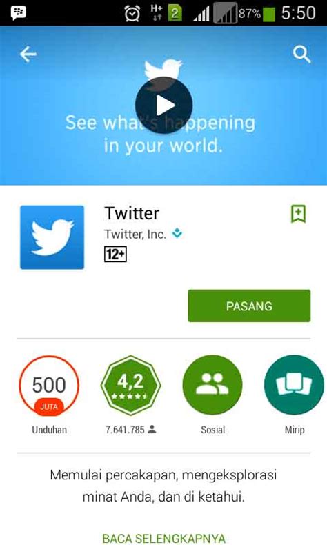 Download Aplikasi Twitter Untuk Hp Android
