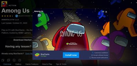 Download Bluestacks Among Us