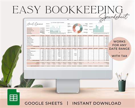 Download Bookkeeping Small Business Templates - Project Management