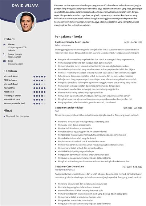 Download Contoh Cv Customer Service Gif