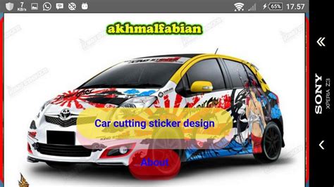 Download Desain Cutting Sticker Mobil