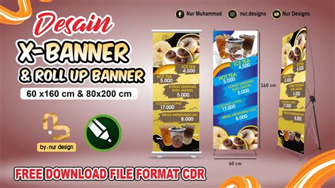 Download Desain X Banner Cdr