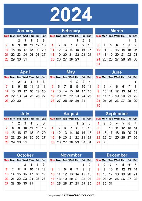 Download Editable 2024 Calendar PNG Files for Free