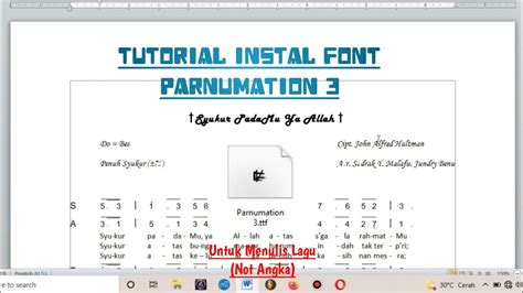 Download Font Parnumation