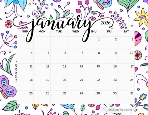 Download Free Printable January & February 2024 Calendar