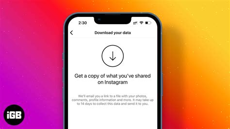 Download Instagram Data