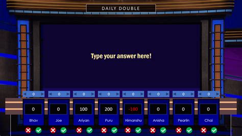 Download Jeopardy PowerPoint Template with Score Counter