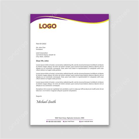 Download Letterhead Template Free