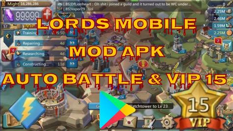 Download Lords Mobile MOD APK ( VIP unbolted )