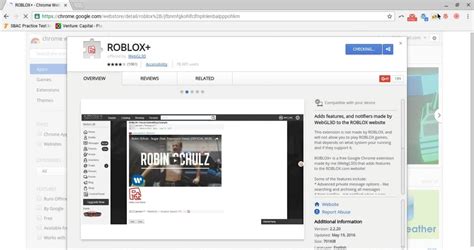 Download Roblox URL Launcher 1.12 CRX File for Chrome 