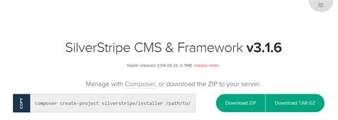 Download SilverStripe Latest Release
