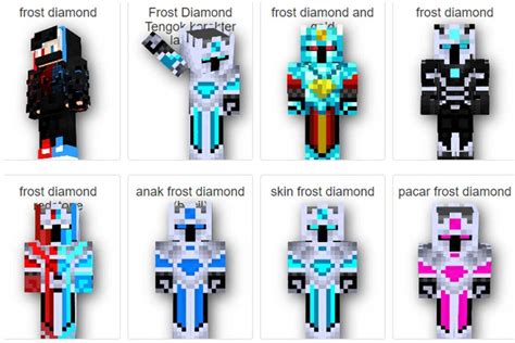 Shine like a Diamond in Minecraft: Download the Glittering Skin Frost for a Unique and Dazzling Gaming Experience