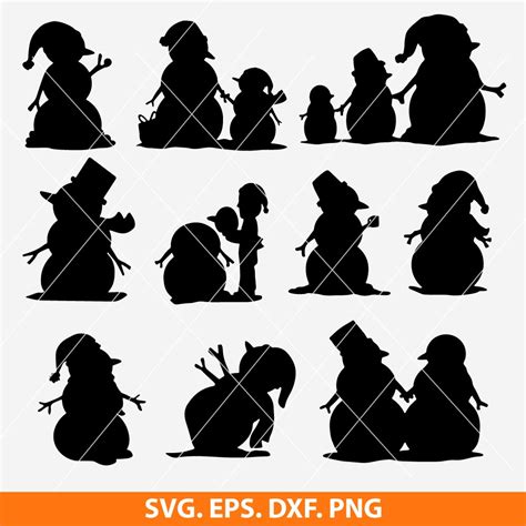 Download Download Snowman Special Bundle Codashop Pictures Silhouette For Crafts