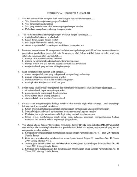 Download Soal-soal Ukg 2015