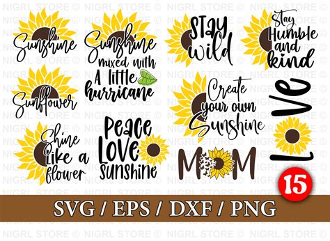 Download Download Sunflower Svg Bundle Gif Cut Files