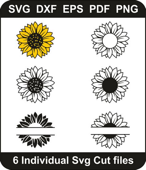 Download Download Sunflower Svg Bundle Gif Printable