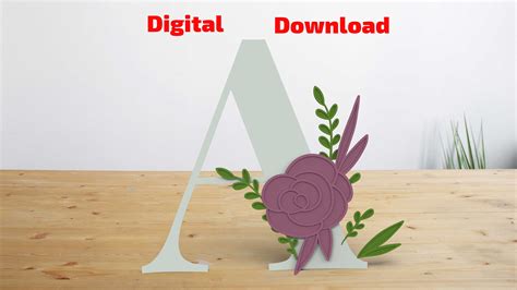 Download These Amazing 3D Letter SVG Files Now!