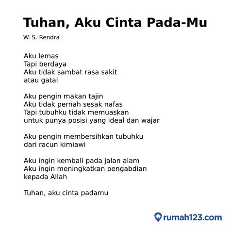 Download Video Puisi Ws Rendra