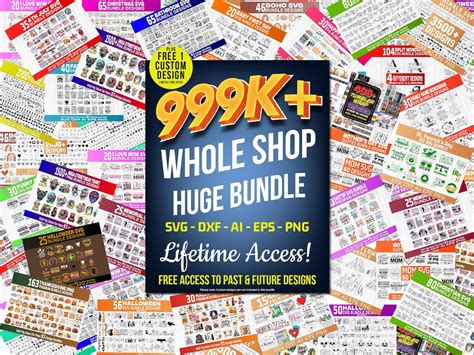 Download Download Whole Shop Bundle PSD Files DXF Files