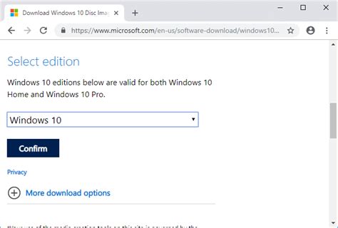 Download Windows 10 ISO Using Google Chrome