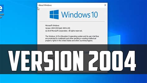 Download Windows 10 Version 2004