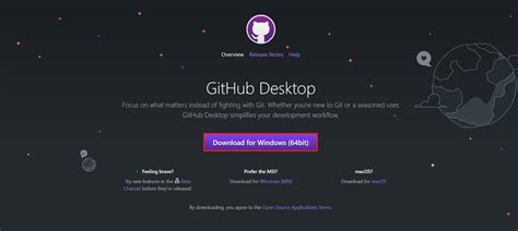 Download the GitHub Installer