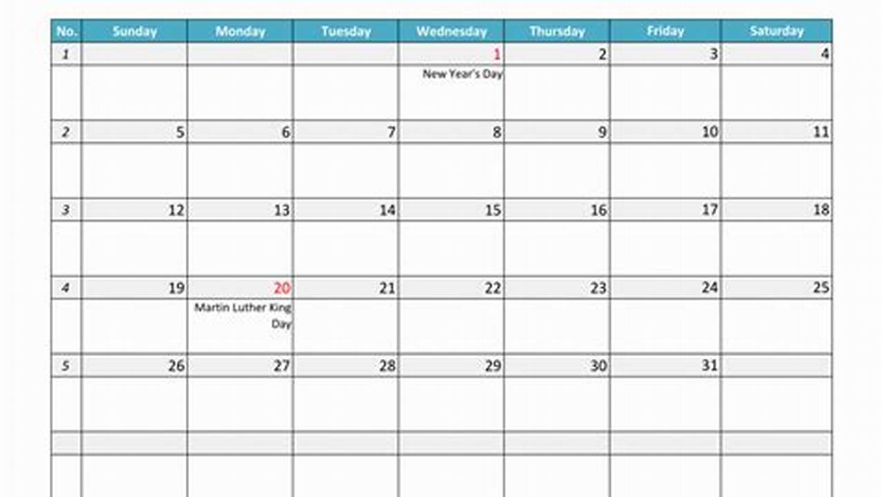 Downloadable 2025 Calendar Template Excel