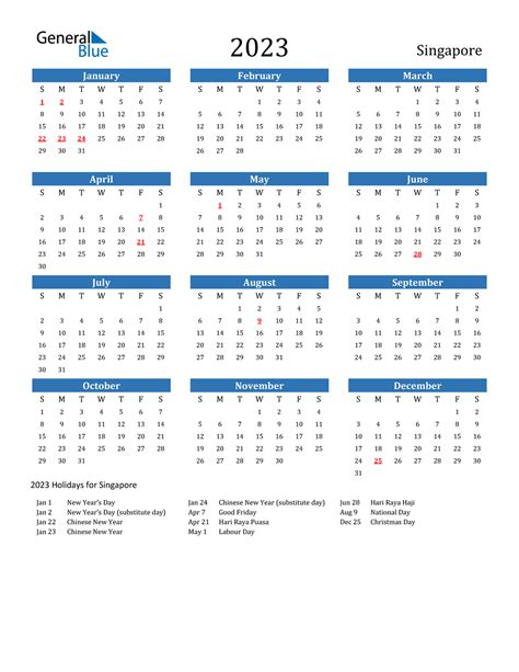 2023 Calendar Singapore With Chinese Dates Get Latest News 2023 Update