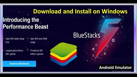 Downloading BlueStacks Android Emulator