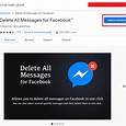 Downloading Chrome Extension to Delete FB Message