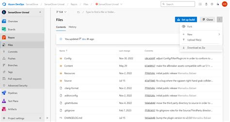 Downloading From a Specific Branch
