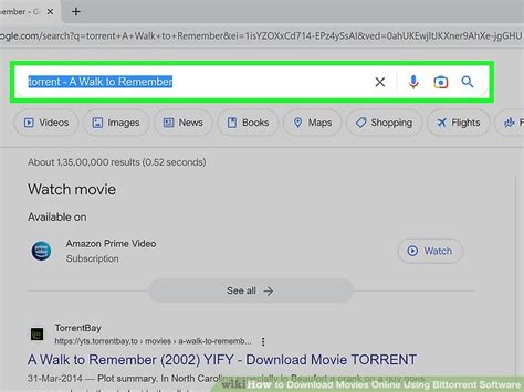 Downloading Movies Using BitTorrent