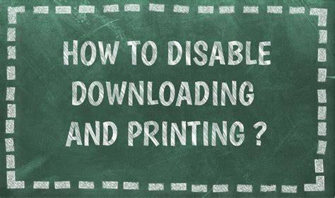 Downloading and Printing