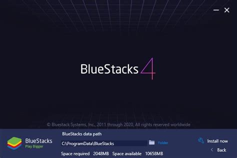 Downloading and installing BlueStacks