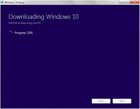 Downloading the Windows 10 Installation Media