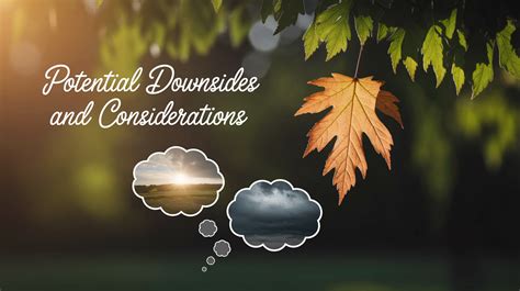 Downsides considerations