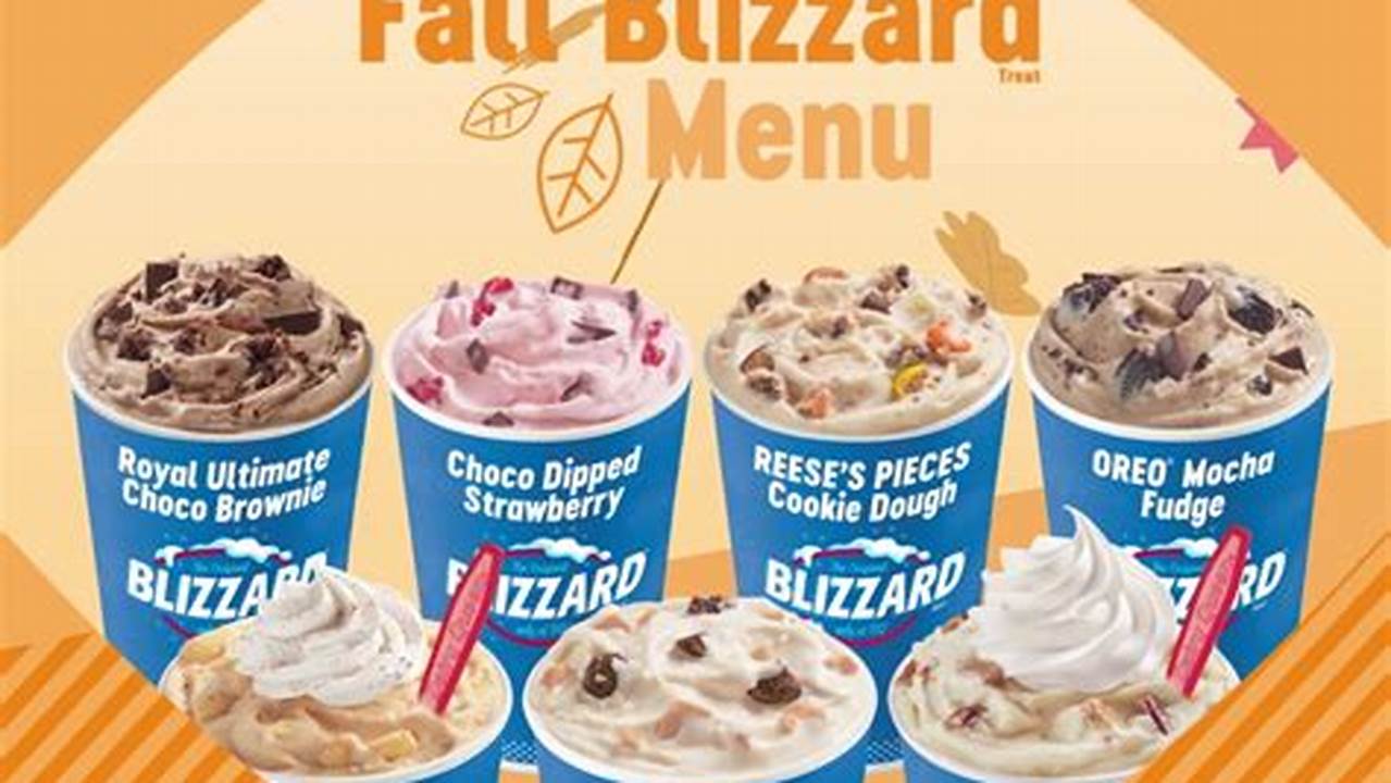 Dq Blizzard Fall Flavors