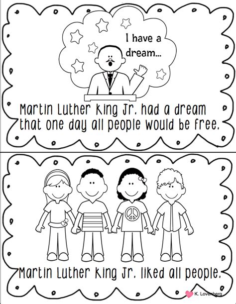 Dr Martin Luther King Jr Worksheets