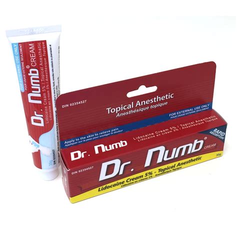Dr. Numb Tattoo Topical Anesthetic Numbing Cream
