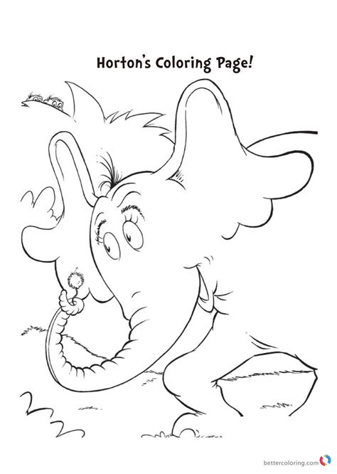Dr Seuss Color Pages